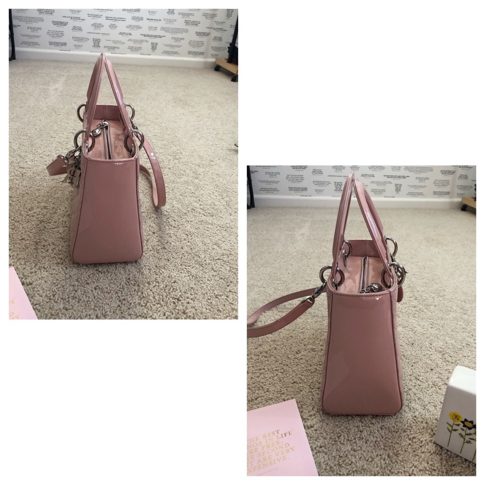 SOLD Christian DIOR “Lady Dior” Cannage Tote Purse - Picture 7 of 8